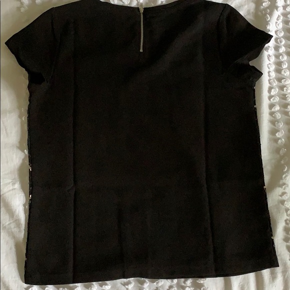 Black Fancy Top - Picture 2 of 3